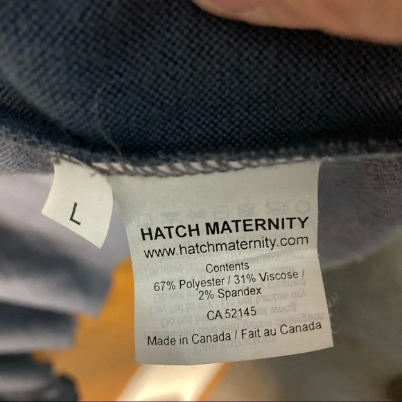 HATCH MATERNITY  Sz L Cardigan w/ Bow Closure Peplum Hem - Picture 6 of 7